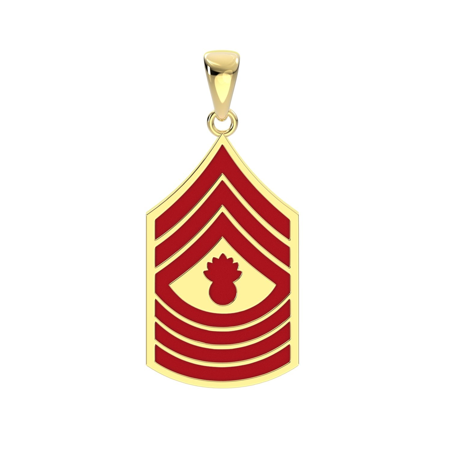 USMC カレッジペンダント　Sterling & CTO 10k gold US Marine Corps Pendants