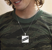 Sterling Silver Seaman Apprentice US Navy Pendant for Men's view