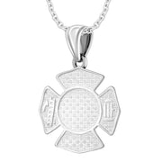 Firefighter Pendant of 26mm Length - 1.2mm Cable Chain