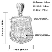Police Badge Necklace