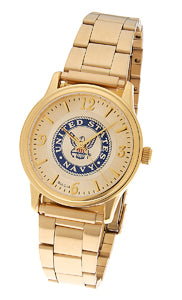Men's US Navy USN Gold Plated Bulova Watch