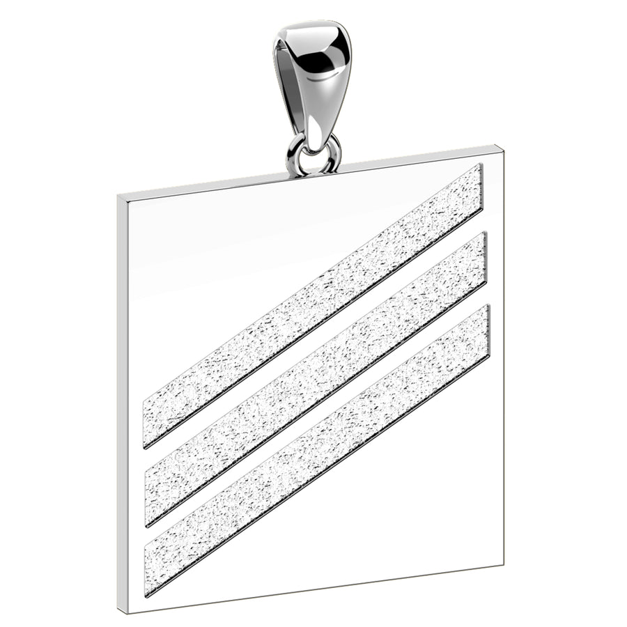 Ladies 0.925 Sterling Silver Seaman US Navy Pendant