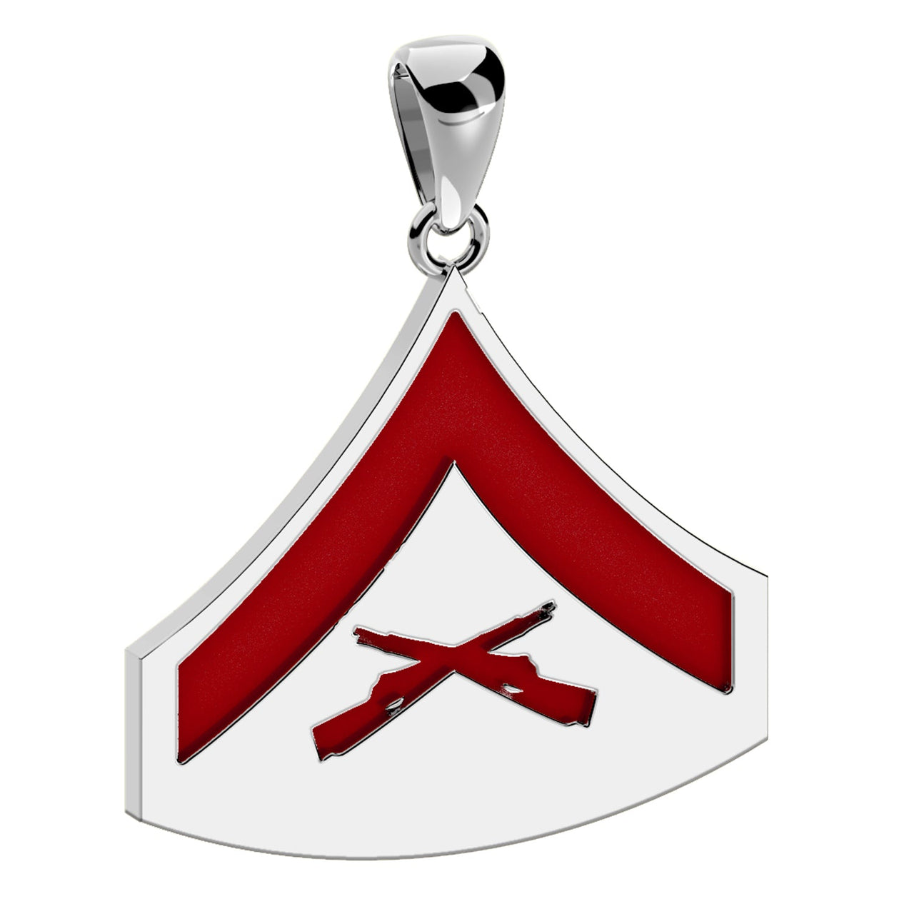 Lance Corporal US Marine Corps Pendant silver Color