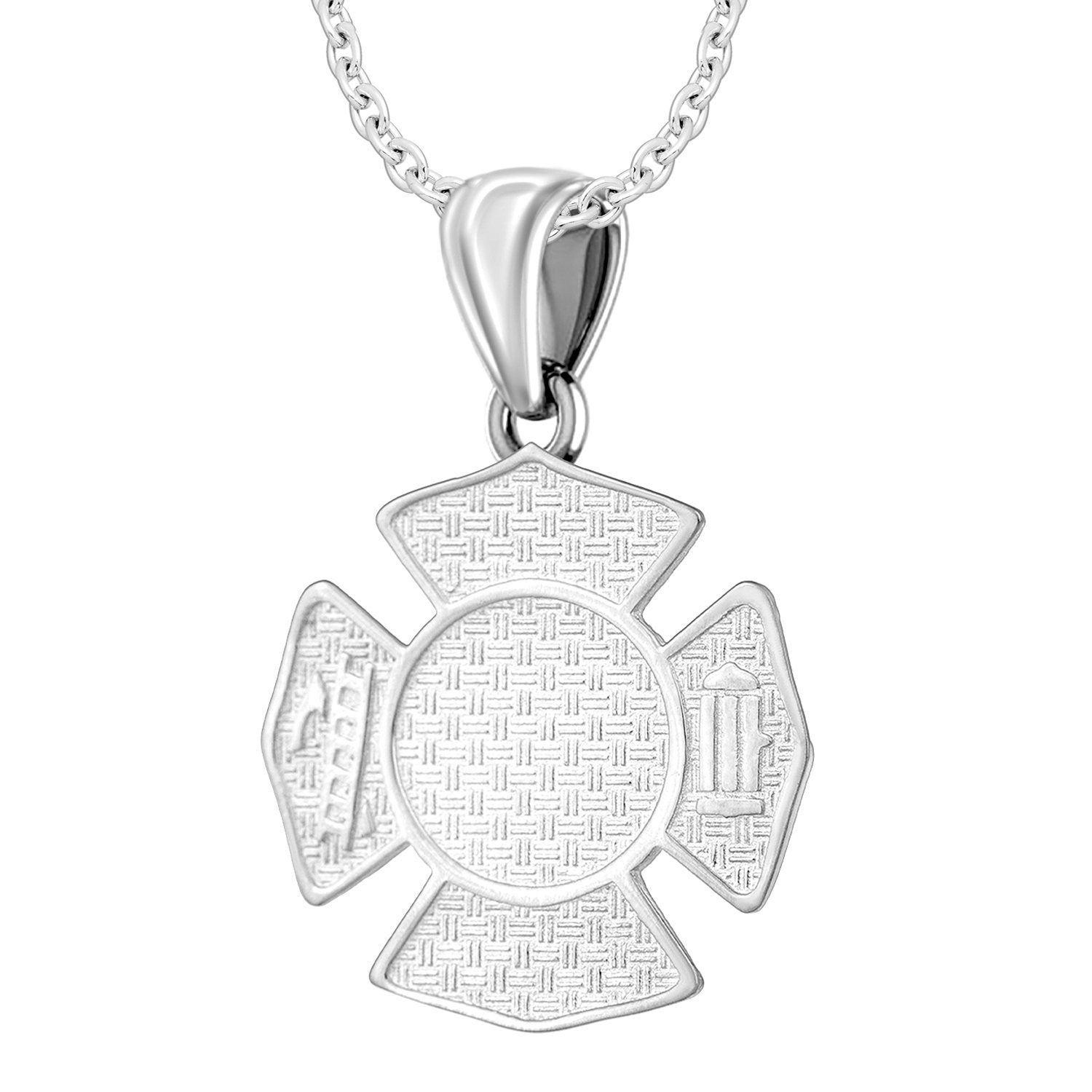 Firefighter Pendant of 26mm Length - 1.2mm Cable Chain