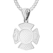 Firefighter Pendant of 26mm Length - 1.8mm Curb Chain