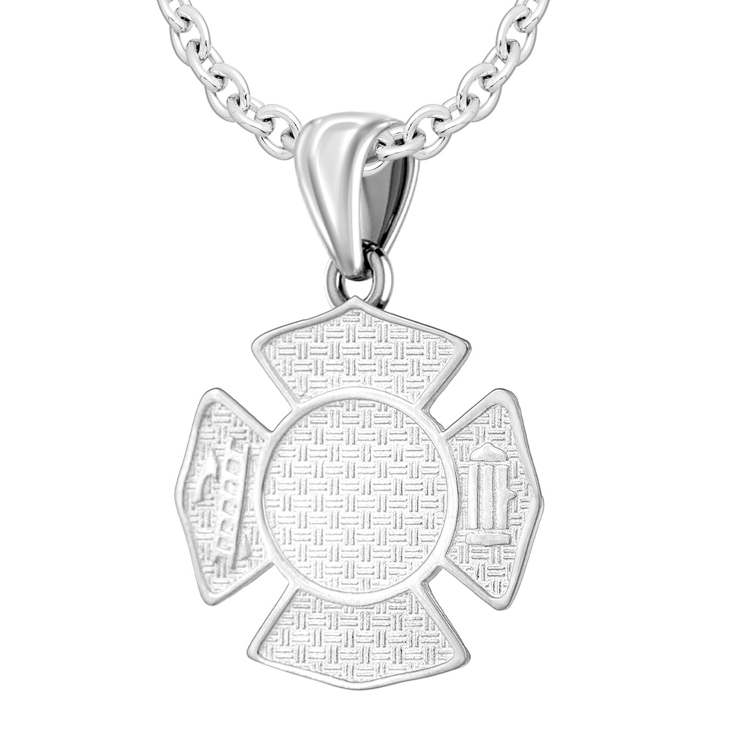 Firefighter Pendant of 26mm Length - 2.5mm Cable Chain