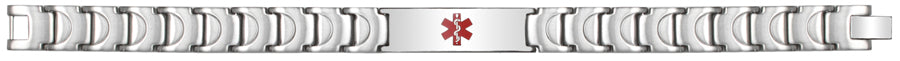 Engravable Stainless Steel Medical Alert Bracelet