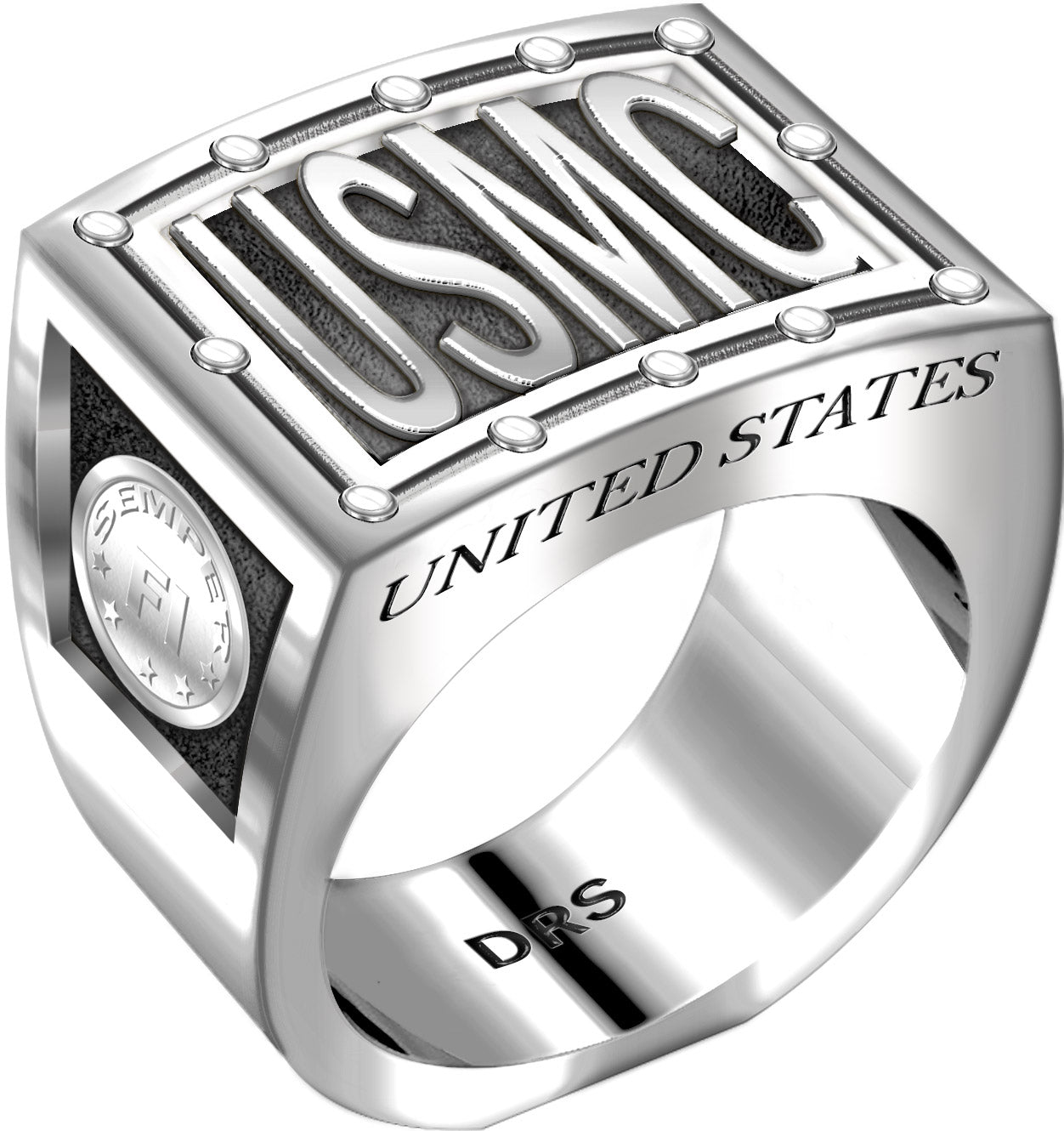 US Marines USMC ミリタリー シグネット 925 シルバー