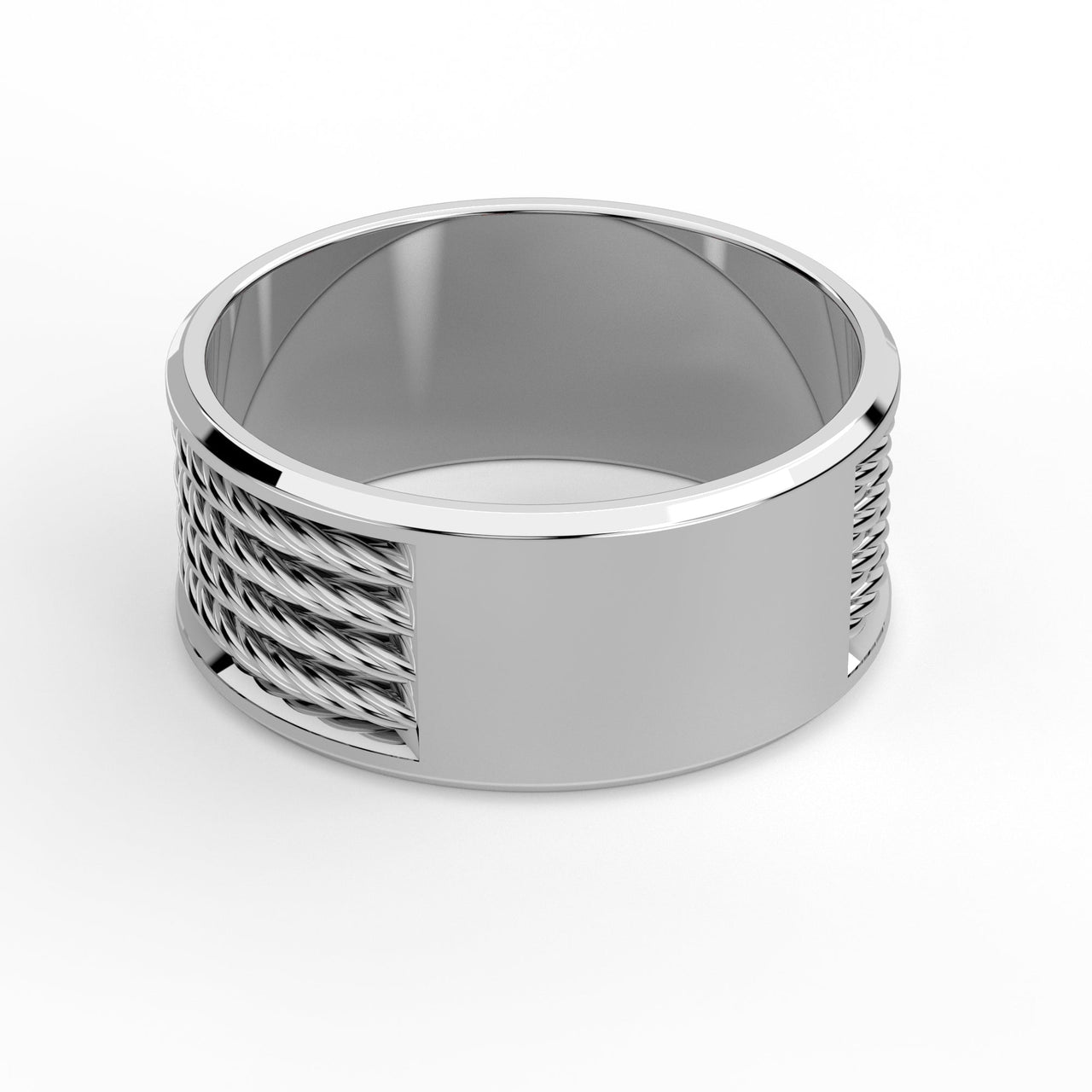 Men's 925 Sterling Silver & 14K Maine Corps Ring